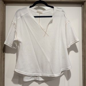 White Short Sleeve Top